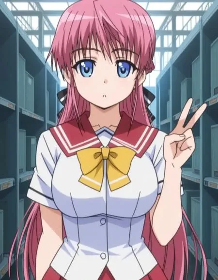 Akina Orifushi (織節 秋奈) - Kanojo x Kanojo x Kanojo (彼女×彼女×彼女～三姉妹とのドキドキ共同生活～) Illust