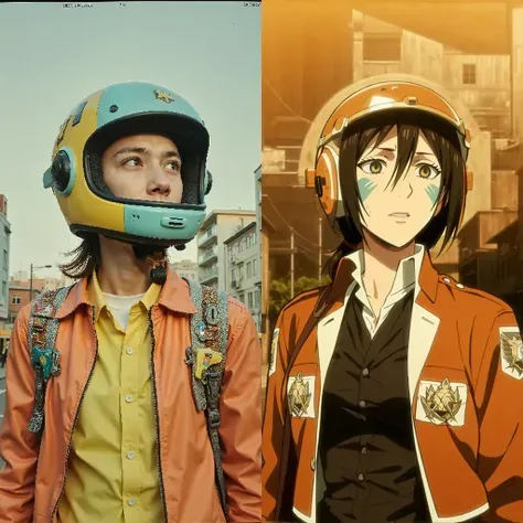 Атака титанов - (стиль аниме)