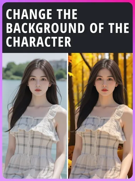 【排名第一】根據參考圖片更改角色的背景.