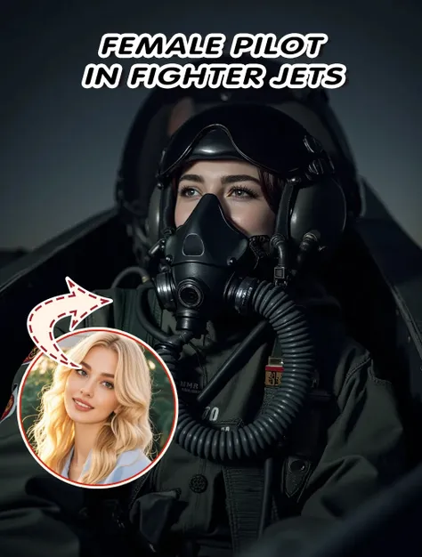 طيارة المقاتلة الفتاة