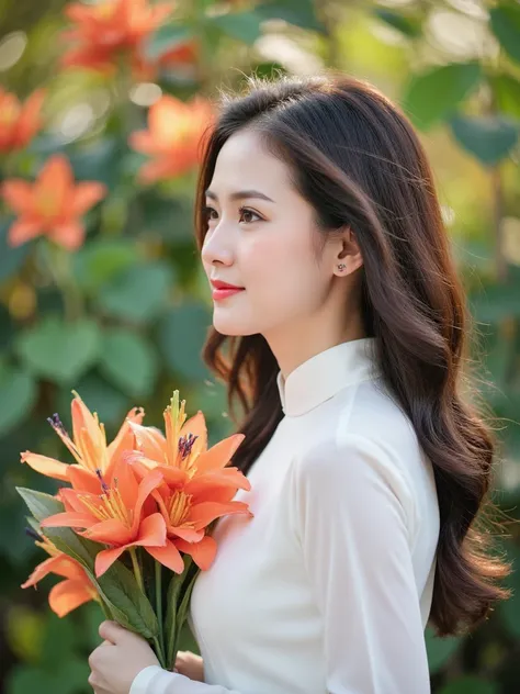 Flux.Concept NguyenAI - Em và hoa phượng đỏ 1.0