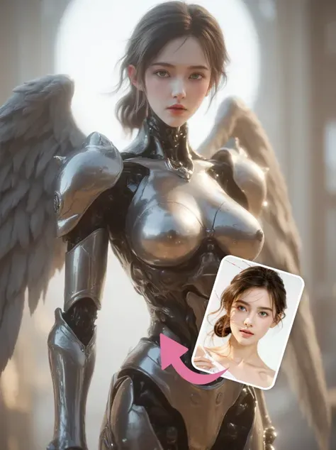 Механическая леди-ангел в Апокалипсисе