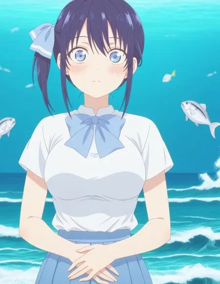 Nagisa Minase (水瀬 渚) - Girlfriend, Girlfriend (カノジョも彼女) Illust
