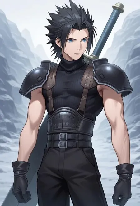 Zack Fair - Final Fantasy 7 (Commission) illustrious-1.0
