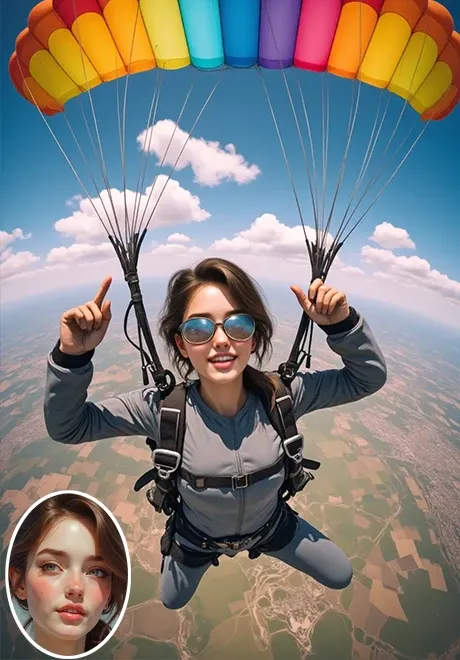 Registra tus momentos de paracaidismo