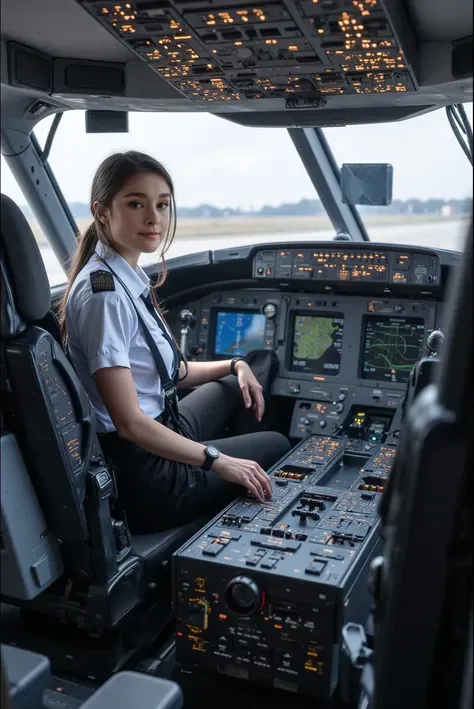 パイロットのクローズアップ