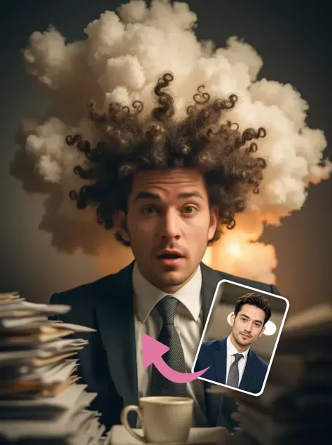 Trabajar hasta el punto de la locura, ocupado hasta el punto de la explosión