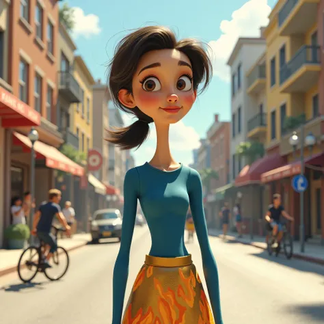 Chica de anime de estilo de estudio Leica