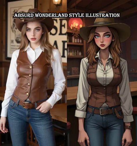 荒诞仙境风格插图