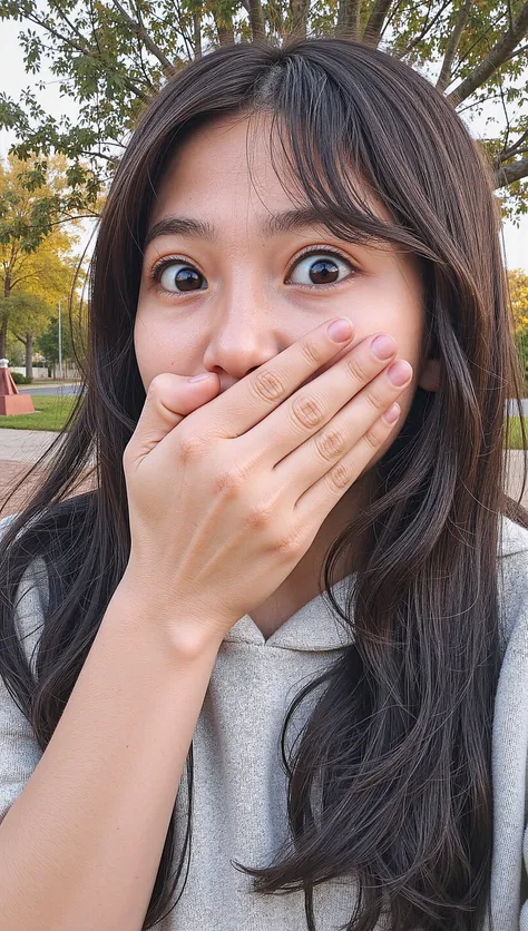 Covering Own Mouth v1