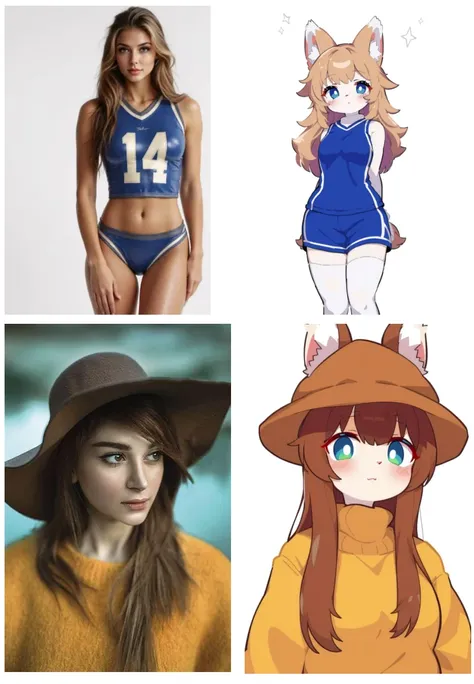 My super soft, cute, and adorable catgirl girlfriend!<br>Transform into kiwi furry style！