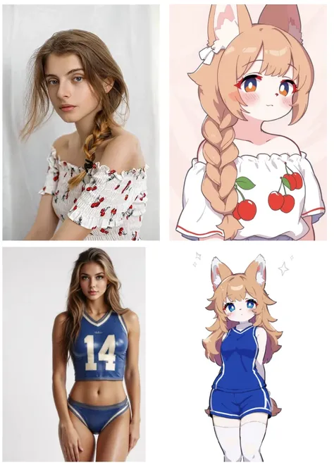 My super soft, cute, and adorable catgirl girlfriend!【kiwi furry style】
