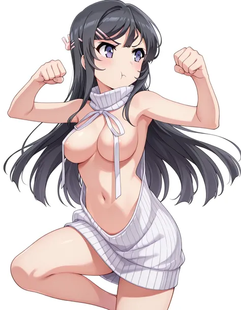 Backwards Virgin Killer Sweater - Clothing booru