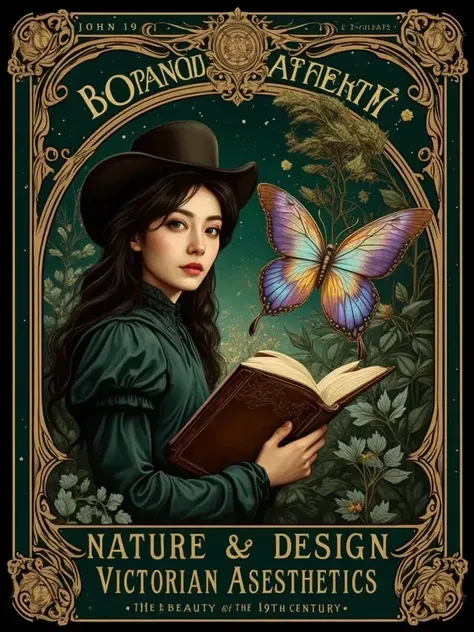 Porträt eines Polymaths in den 1800er Jahren