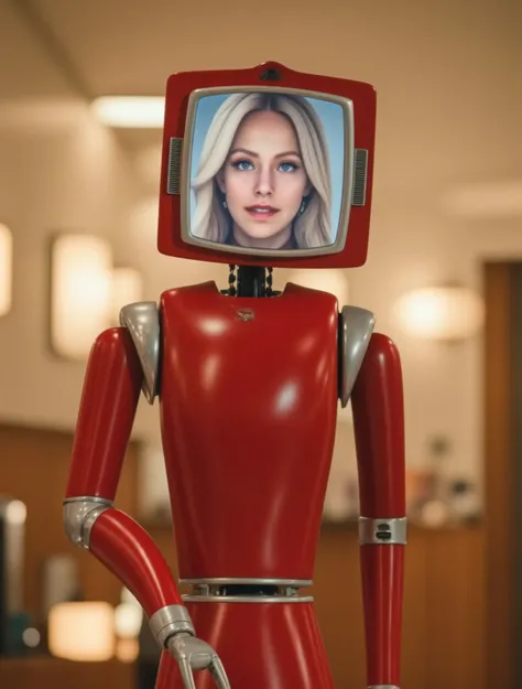 Bildschirm-Roboter-Stil