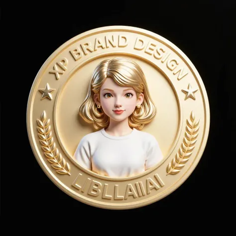 Lencana logam citra pribadi