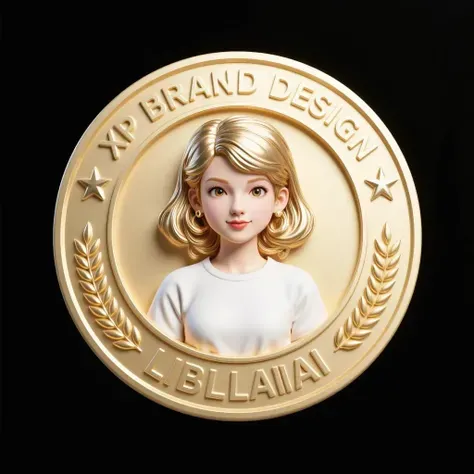 Personal image metal badge