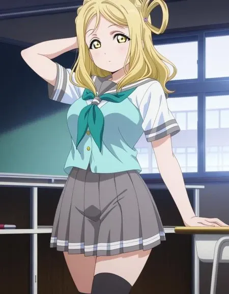 Mari Ohara (小原 鞠莉) - Love Live! Sunshine!! (ラブライブ！サンシャイン!!) Illust