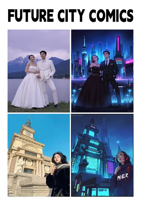 Комиксы о будущем городе
