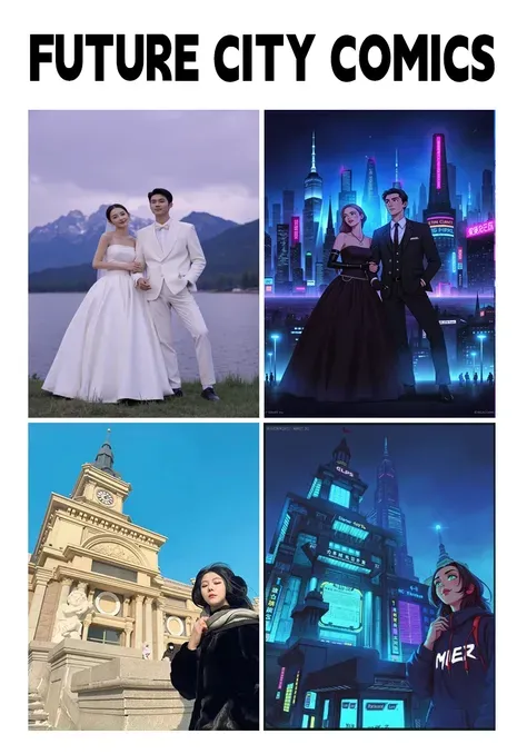 Cómics de la ciudad del futuro