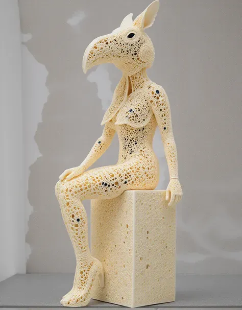 Efeito Artístico de Escultura em Osso