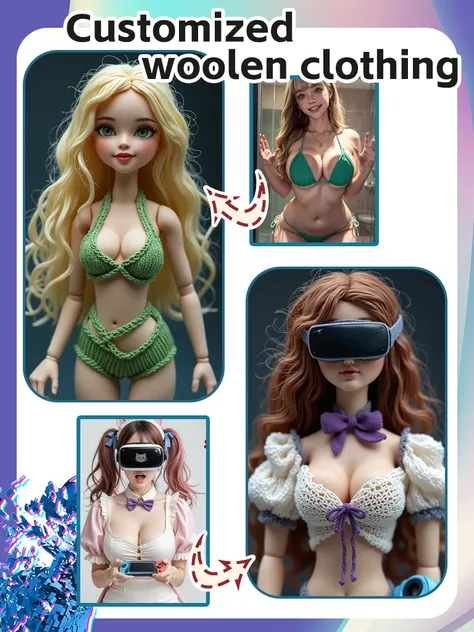 Customized plush doll image