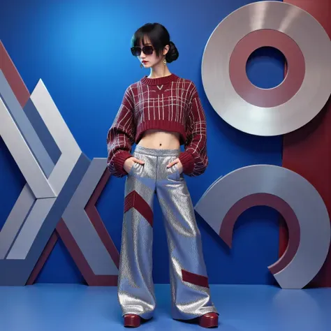 Bộ ảnh thời trang phong cách hình học