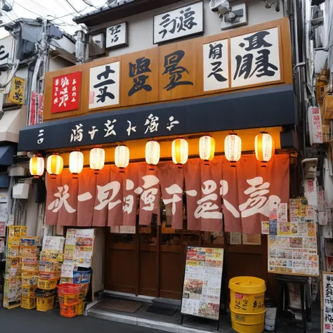 大衆酒場の外観 / Appearance of a popular Japanse tavern SDXL