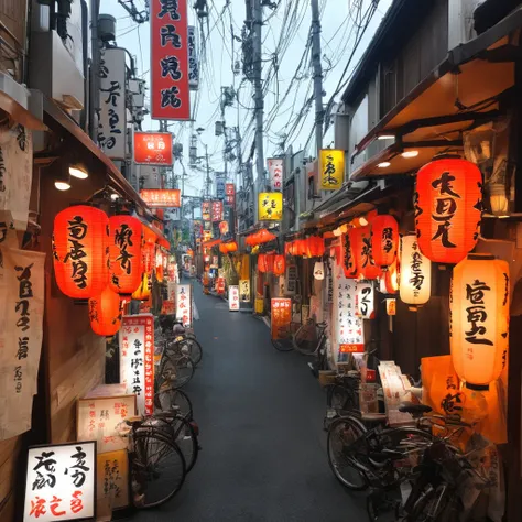 飲み屋街~しょんべん横丁(大阪・十三) / Bar Street - Shonben Yokocho (Juso, Osaka) SDXL