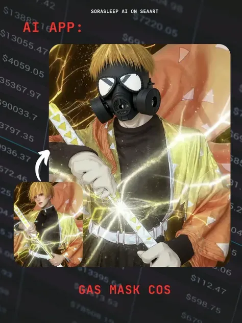 戴防毒面具 |i2i