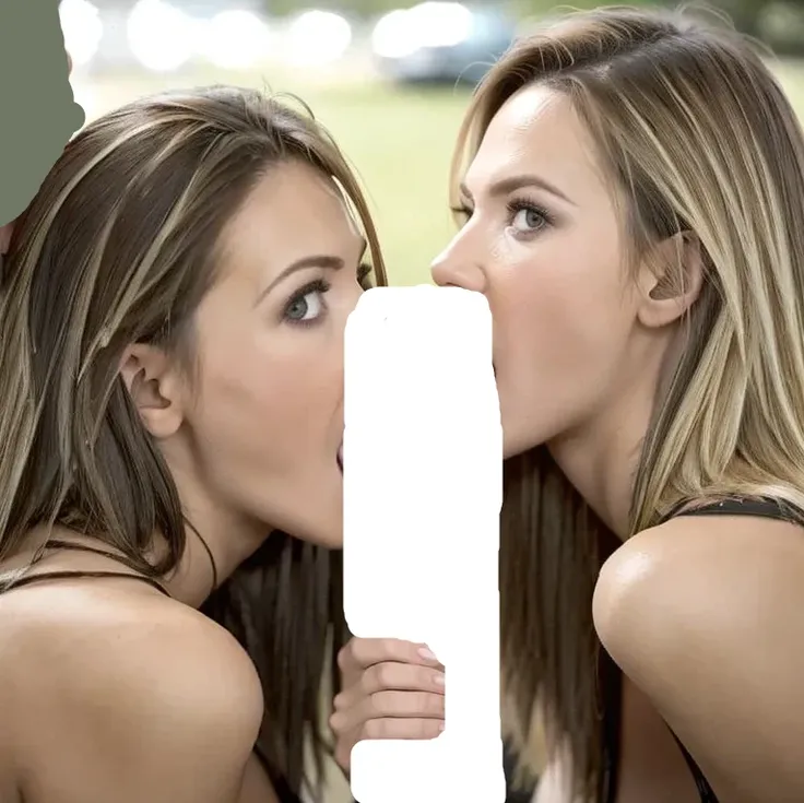 ????? between 2 open mouth girls v1.0
