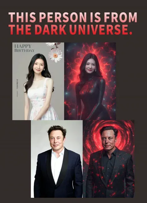 この人は暗黒の宇宙からです.