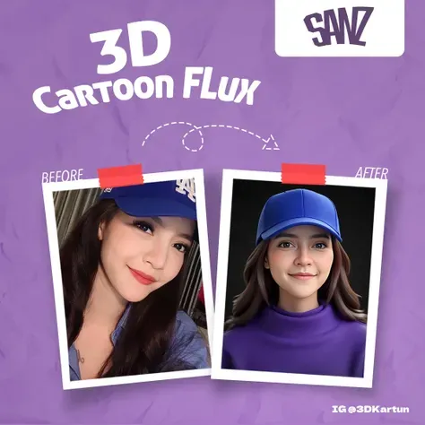 3D мультфильм FLUX