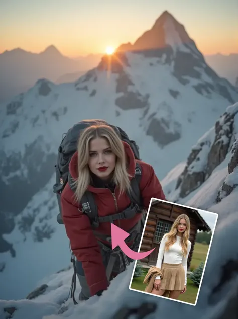 【 Tantangan Ekstrem 】 Pendakian Gunung Salju - Tunjukkan kepada Teman-temanmu