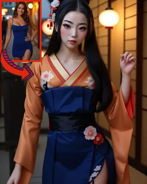 Bộ tạo hình ảnh, Geisha thật