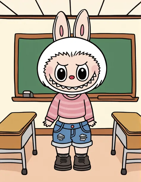 Phong cách Labubu Anime 2D