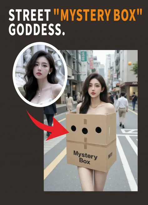 street "Mystery box" tanrıça .