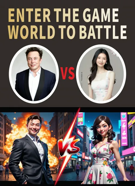 Entra al mundo del juego para batallar