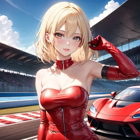Race queen girl