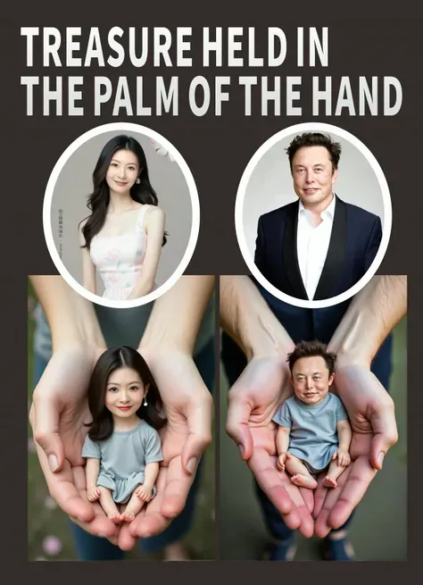 Schatz, der in der Handfläche gehalten wird