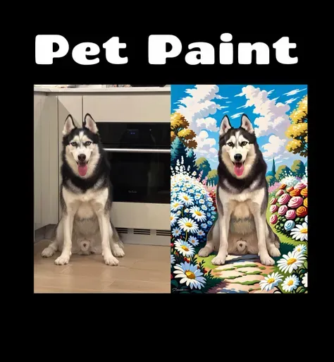 🌟Evcil Hayvan Yağlı Boya Şaheser Oluşturucu🌟