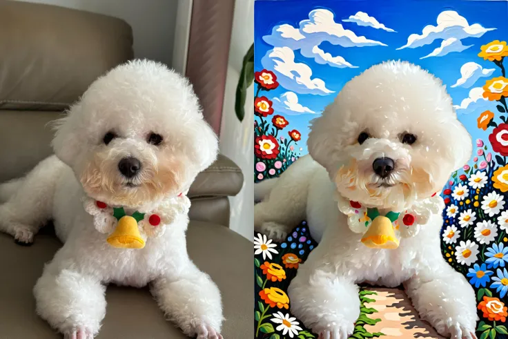 🎨 Upload your pet’s photo → generate, and in just a few moments, you’ll have a unique oil painting-style masterpiece of your pet! 🌟 Transform your beloved pet into a stunning piece of art with a rich, expressive oil painting style, showcasing its charm and warmth. 🖌️<br><br>🖼️ Come experience it now! Turn your pet into an art star and create a timeless oil painting masterpiece together! 🎨🐾