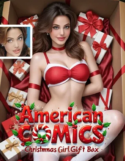 Christmas Girl Gift Box (Realistic)