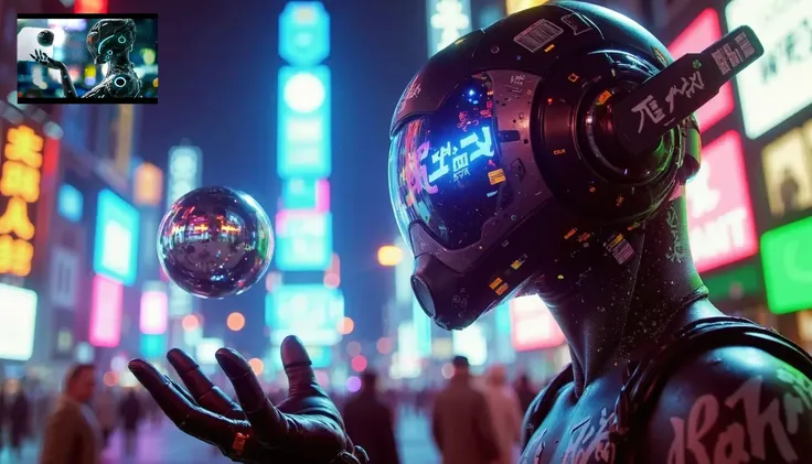 seni sampul cyberpunk