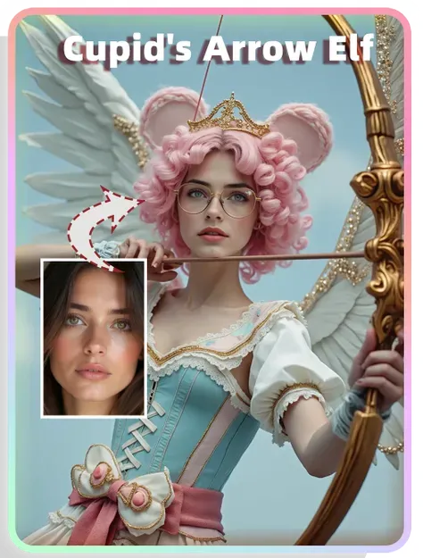 Aşk tanrısının okçu perisi