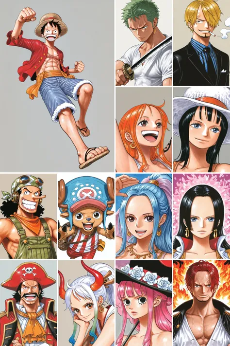 ONE PIECE/海贼王 -Manga Style -Eiichiro Oda/尾田荣一郎 