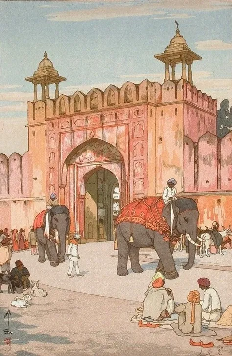 Hiroshi Yoshida Style Art