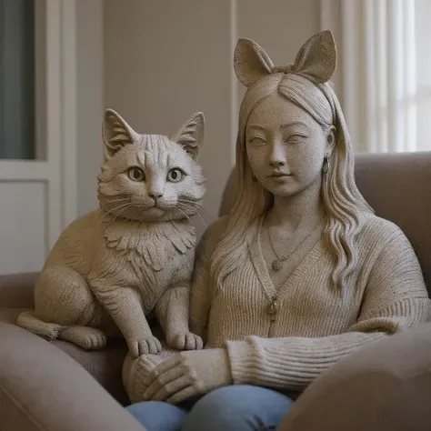 taş heykel haline gelmek