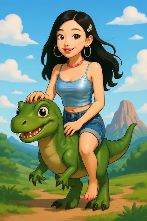 Montar em dinossauros