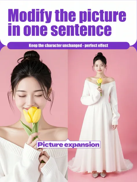 Powerful image editing instructions enable it to be edited in almost any language. Give it a clear instruction each time.